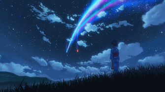 Mitsuha And Comet Your Name Anime Wallpaper