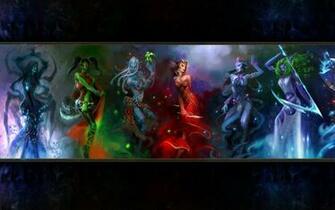 World Of Warcraft Blood Elf Undead Human Draenei Elves Orcs