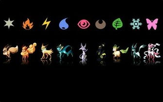 Wallpaper For Eevee Evolutions With Sylveon
