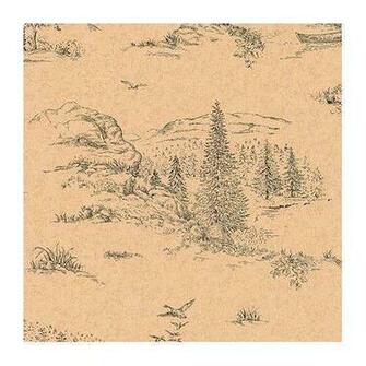 Black Toile Wallpaper