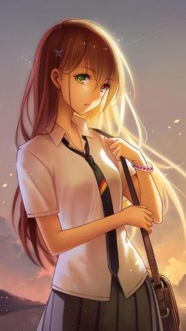 Beautiful Anime Girl Wallpaper Sf