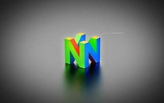 Nintendo Minimalistic Logos N64 Wallpaper