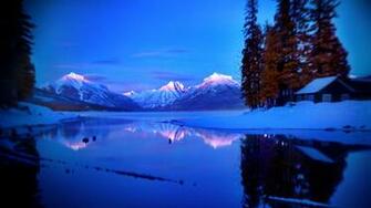 Cabin By The Lake Wallpaper Mcdonald