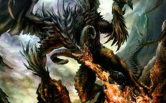 Wallpaper Dragons