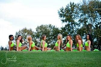 Seattle Seahawks Cheerleaders Swimsuit Nfl Wallpaper HD Desktop