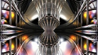 Metallic Core Wallpaper 3d