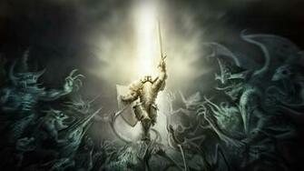 Wallpaper Diablo Crusader Armor Widescreen