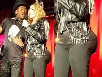 Madonna Shows Off Curvy Backside Fans Debate Butt Injections