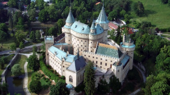 Architecture Landscape Castle Nature Trees Hill Tower Bojnice Wallpaper