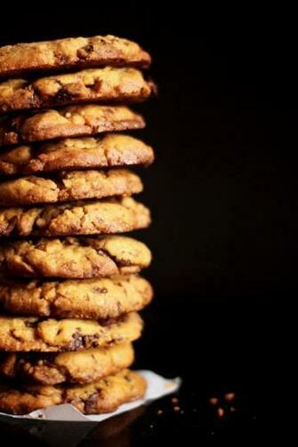 Chocolate Chip Cookie Background Well None With