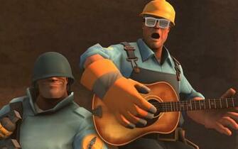 Team Fortress Wallpaper Soldier And Engineer By Dunkmovies On