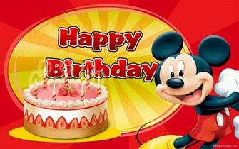 Mickey Mouse BirtHDay Wallpaper Jpg
