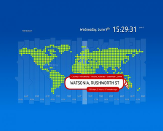 World Map Screensaver Wallpaper S