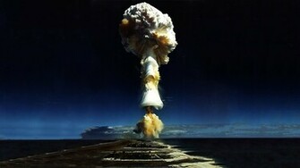 Mushroom Cloud Wallpaper