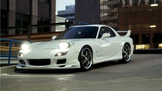 Mazda Rx7 White X Close
