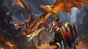 Wallpaper Davion Dragon Knight Dota Tablet