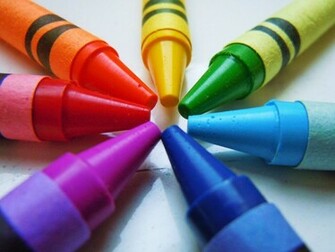 Crayons Wallpaper Rainbow Image Pictures Becuo