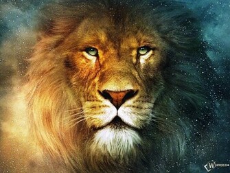 Painted Lion Face Image And Pictures To Your Desktop