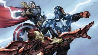 Captain America And Thor Wallpaper