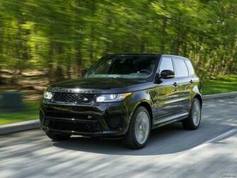 Range Rover Sport Svr Us Spec Santorini Black Front HD