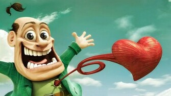 Funny Cartoon Love HD Wallpaper Animated