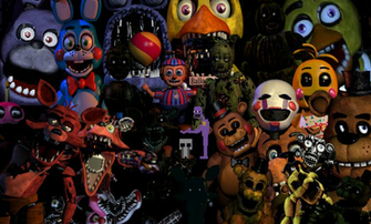 All Fnaf Characters Dingdong Ga