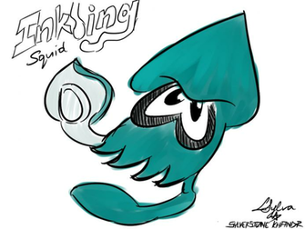 Splatoon Inkling Squid By Sylverstone14