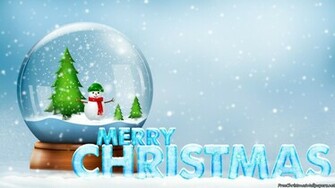 Snow Globe Wallpaper