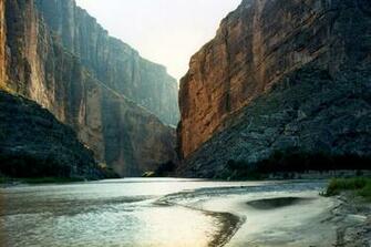 Santa Elena Canyon Big Bend National Park In Texas Mexico Usa