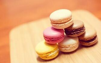 Macaroon Cookies Dessert Sweet Tape HD Wallpaper Car Pictures