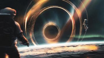 Space Black Hole Astronaut Wallpaper 4k HD Pc 5160f