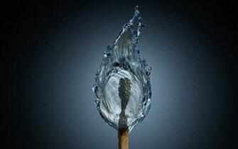 Fire Water HD Wallpaper 3d Abstract
