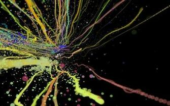 Wallpaper 3d Graphics Colors Paint Explosion