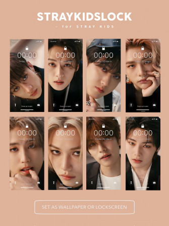 Stray Kids On Straykidslock Wallpaper