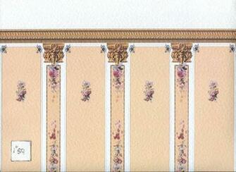 Model Heavy Wallpaper Dollhouse Miniature 1pc Scale