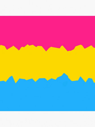 Pansexual Pride Flag Lgbtq Community Poster By