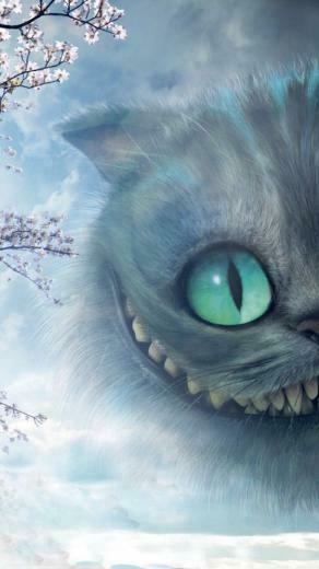 Cheshire Cat iPhone Wallpaper Background