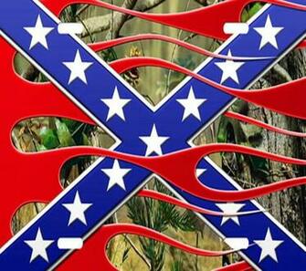Camo Confederate Flag