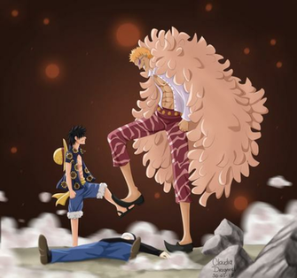 Luffy Vs Doflamingo By Claudiadragneel