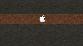 Leather Apple Full HD Desktop Wallpaper 1080p