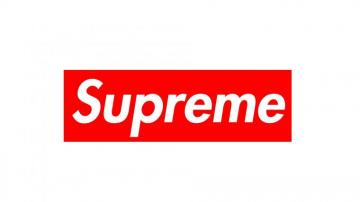 Supreme Brand Fashion Red White HD Wallpaper Desktop