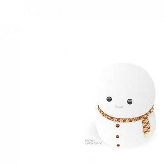 iPad Wallpaper Christmas Snowman Mini