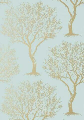 Anna French Seraphina Trellis Wallpaper Forest