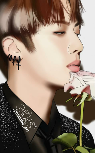 Jin Bts Fanart Bybialobo By Bialobo