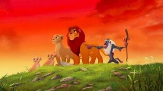 Simba Nala Kiara Tiifu Nd Rafiki Lion Guard HD Wallpaper