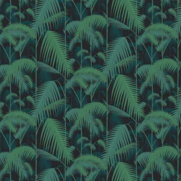 Palm Jungle By Cole Son Black Wallpaper Direct