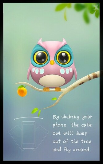 Owl 3d Wallpaper Screenshot