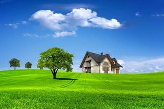 Paisaje Naturaleza Verano Hogar Casa Rboles Cielo Nubes