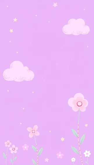 Cute Simple Purple Wallpaper