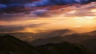 Mountain Sunset Wallpaper Xrxip Desktop Sunsets And